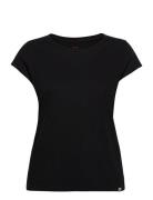 Organic Jersey Teasy Tee Fav Tops T-shirts & Tops Short-sleeved Black Mads Nørgaard