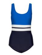 Piquant Swimsuit Badedragt Badetøj Blue Abecita