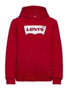 Po-Pull-Over Hoody Tops Sweatshirts & Hoodies Hoodies Red Levi's