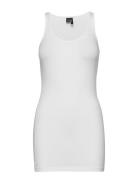 Vmmaxi My Soft Long Tank Top Noos Tops T-shirts & Tops Sleeveless White Vero Moda