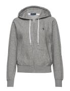 Fleece Full-Zip Hoodie Tops Sweatshirts & Hoodies Hoodies Grey Polo Ralph Lauren