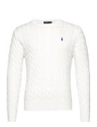 5/1 Roving Cotton-Lsl-Plo Designers Knitwear Round Necks White Polo Ralph Lauren