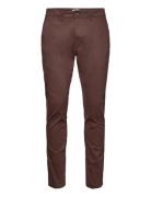 Sdjim Pants Bottoms Trousers Chinos Brown Solid