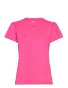 Adv Essence Ss Slim Tee W Sport T-shirts & Tops Short-sleeved Pink Craft