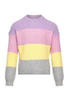 Kogsandy L/S Stripe Pullover Knt Noos Tops Knitwear Pullovers Multi/patterned Kids Only