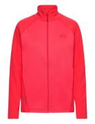 Kari F/Z Fleece Sport Sweatshirts & Hoodies Fleeces & Midlayers Red Kari Traa