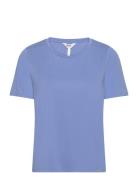 Objannie S/S T-Shirt Noos Tops T-shirts & Tops Short-sleeved Blue Object