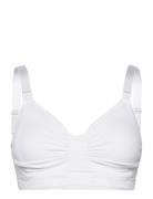 Maternity & Nursing Bra With Carri-Gel Support Lingerie Bras & Tops Maternity Bras White Carriwell