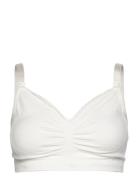 Organic Maternity & Nursing Bra Lingerie Bras & Tops Maternity Bras White Carriwell