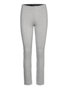 Lou Straight Pant Bottoms Trousers Slim Fit Trousers Grey Residus