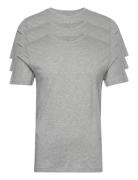 Slim Crewneck 3-Pack Tops T-Kortærmet Skjorte Grey Polo Ralph Lauren Underwear