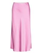 Yaspastella Hw Midi Skirt - Ca Knælang Nederdel Pink YAS