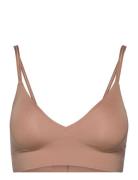 Sloggi Body Adapt Bralette Lingerie Bras & Tops Soft Bras Tank Top Bras Brown Sloggi