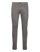 Anbass Trousers Slim Hyperflex Colour Xlite Bottoms Jeans Slim Grey Replay