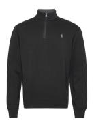 Double Knit Jersey-Lsl-Knt Tops Sweatshirts & Hoodies Sweatshirts Black Polo Ralph Lauren