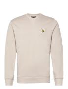 Crew Neck Sweatshirt Tops Sweatshirts & Hoodies Sweatshirts Beige Lyle & Scott