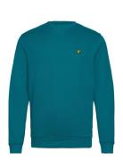 Crew Neck Sweatshirt Tops Sweatshirts & Hoodies Sweatshirts Blue Lyle & Scott