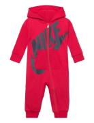 Baby French Terry All Day Play Coverall / Nkn All Day Play C Langærmet Body Red Nike