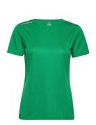 Women Core Functional T-Shirt S/S Sport T-shirts & Tops Short-sleeved Green Newline