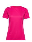 Women Core Functional T-Shirt S/S Sport T-shirts & Tops Short-sleeved Pink Newline