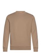 Abel Crew Neck Sweat Tops Sweatshirts & Hoodies Sweatshirts Brown Mos Mosh Gallery