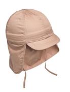 Sun Hat W. String Solhat Beige En Fant