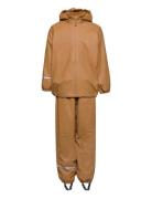 Rainwear Set Lining -Recycle Outerwear Rainwear Rainwear Sets Brown CeLaVi