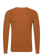 Bhcodford Crew Pullover Tops Knitwear Round Necks Orange Blend