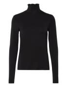 Cc Heart Sofia Turtleneck Blouse Tops T-shirts & Tops Long-sleeved Black Coster Copenhagen