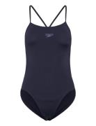 Womens Endurance+ Thinstrap Sport Swimsuits Navy Speedo