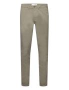 Slh175-Slim New Miles Flex Pant Noos Bottoms Trousers Chinos Khaki Green Selected Homme