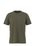 Slhaspen Ss O-Neck Tee Noos Tops T-Kortærmet Skjorte Green Selected Homme