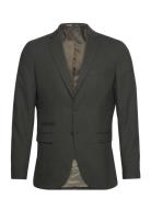 Slhslim-Neil Blz B Suits & Blazers Blazers Single Breasted Blazers Khaki Green Selected Homme