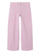 Nkfrose Wide Twi Pant 1115-Tp Noos Bottoms Jeans Wide Jeans Pink Name It