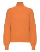 Mschmagnea Rachelle Pullover Tops Knitwear Turtleneck Orange MSCH Copenhagen