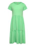 Kogdalia S/S Long Dress Jrs Dresses & Skirts Dresses Casual Dresses Short-sleeved Casual Dresses Green Kids Only