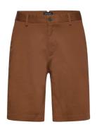 Milano Twill Shorts Bottoms Shorts Chinos Shorts Brown Clean Cut Copenhagen