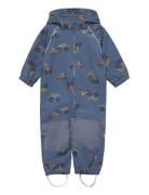 Nmmalfa08 Suit Aop Fo Noos Outerwear Coveralls Snow-ski Coveralls & Sets Blue Name It