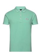 Polo Regular Tops Polos Short-sleeved Green Replay