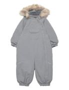 Snowsuit Nickie Tech Outerwear Coveralls Snow-ski Coveralls & Sets Grey Wheat