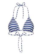 Triangle Bikini Top Swimwear Bikinis Bikini Tops Triangle Bikinitops Blue Rosemunde