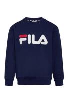 Babina Greda Classic Logo Crew Sweat Sport Sweatshirts & Hoodies Sweatshirts Navy FILA