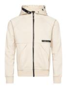 Race Bonded Zip Hood Sport Sweatshirts & Hoodies Hoodies Beige Sail Racing