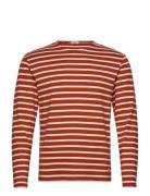Striped Breton Shirt Héritage Tops T-Langærmet Skjorte Red Armor Lux