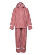 Lwjori 200 - Pu Rain Set Outerwear Rainwear Rainwear Sets Pink LEGO Kidswear