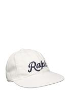 Appliquéd Twill Ball Cap Accessories Headwear Caps White Polo Ralph Lauren