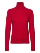 Slim Fit Cashmere Turtleneck Tops Knitwear Turtleneck Red Polo Ralph Lauren