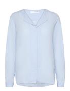 Slfsim -Dynella Ls Shirt O Tops Blouses Long-sleeved Blue Selected Femme