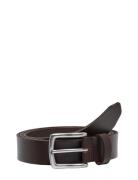 Onsboon Slim Leather Belt Noos Accessories Belts Classic Belts Brown ONLY & SONS