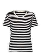 Elba Ss Tee Gots Tops T-shirts & Tops Short-sleeved Black Basic Apparel